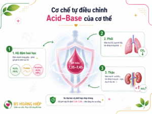 CƠ CHẾ TỰ ĐIỀU CHỈNH ACID-BASE CỦA CƠ THỂ